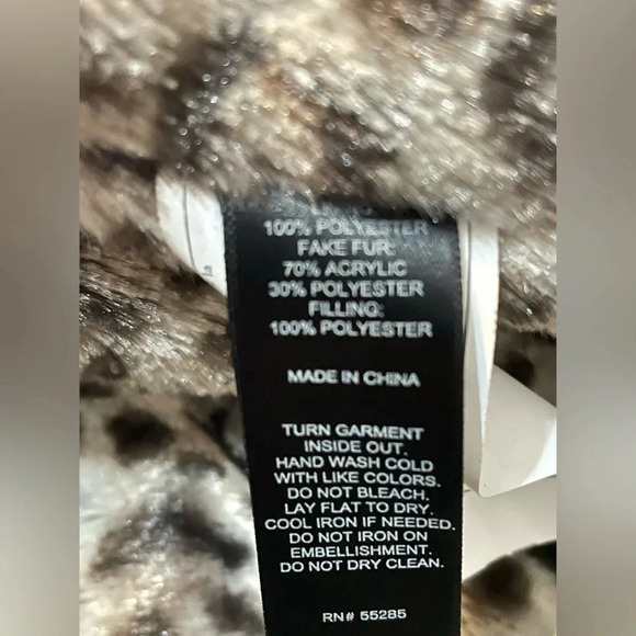 Express Green Sequin Parka With Fur Lining ✨ size Small‎ - Picture 13 of 13